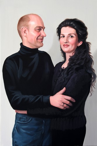 Ein süßes Paar [verkauft] — 60x90cm Acryl auf Leinwand 2011
