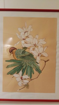 Vogel 1 — 29x41cm Tinte auf Reispapier 2019