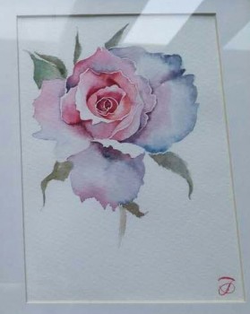 Rose — 13x18cm Aquarell auf Papier 2016