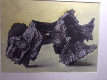 Holz (1) — 40x30cm Kohle auf Papier 2016