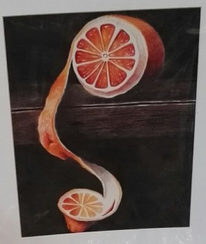 Orange (Konzept) — 30x40cm Pastell auf Papier 2016