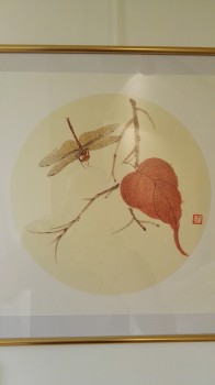 Krabbeln 1 — ∅25cm Tinte auf Reispapier 2018