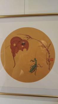 Krabbeln 5 — ∅25cm Tinte auf Reispapier 2019