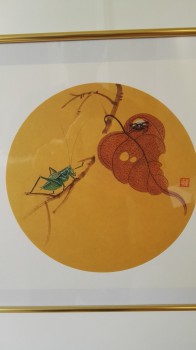 Krabbeln 3 — ∅25cm Tinte auf Reispapier 2019