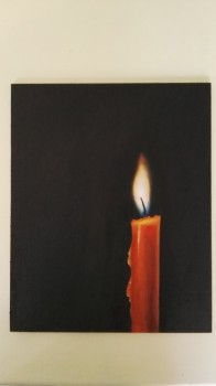 Warmes Licht — 19x25cm Öl auf Holz 2017