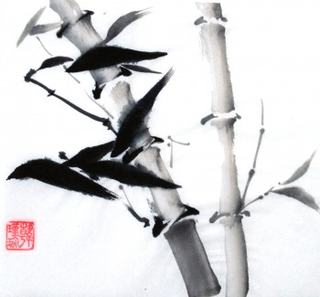 Bambus [verkauft] — 21x34cm Tinte auf Reispapier 2014