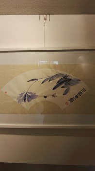 Flüstern unter der Irisblüte — 0x0cm Tinte auf Reispapier 2016