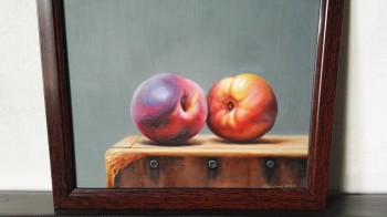 Pause — 25x19cm Öl auf Holz 2017