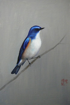 Vogel Serie (2) [verkauft] — 20x30cm Öl auf Holz 2011