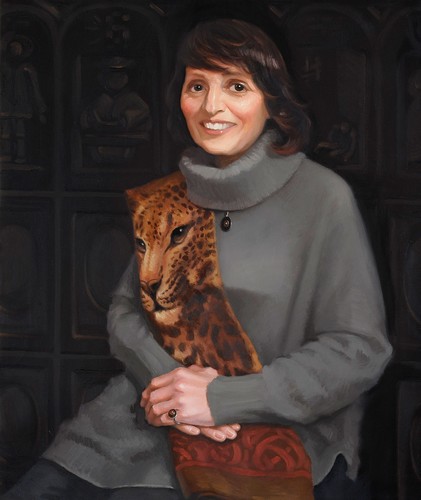 Kunstvolle Dame [verkauft] — 50x60cm Öl auf Leinwand 2010