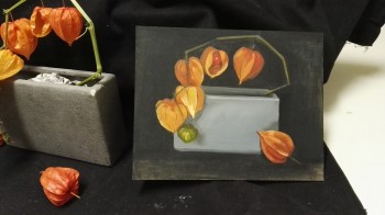 Kreis des Lebens — 25x19cm Öl auf Holz 2017