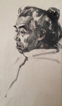 Takashi [verkauft] — 0x0cm Tinte auf Kraftpapier 2013